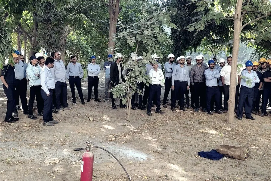 Evacuation muster point
